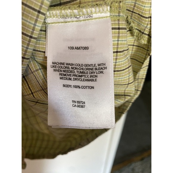 Columbia Sportswear Shirt Men’s Size L Button Down Plaid Short Sleeve Brown - Picture 4 of 5